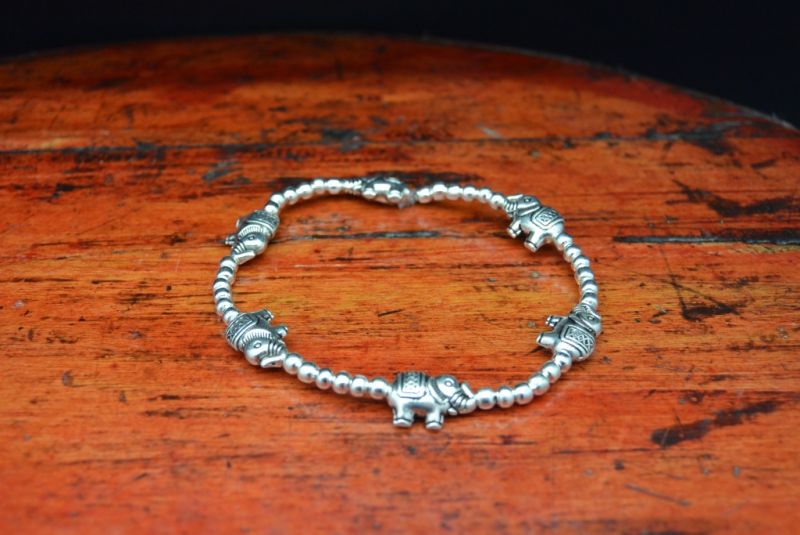 Kleine Ethnische Armband Elephants 5