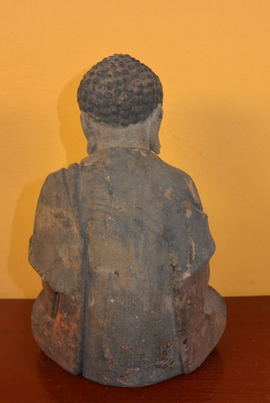 Kleine Holzstatuetten Buddha Statuette 5