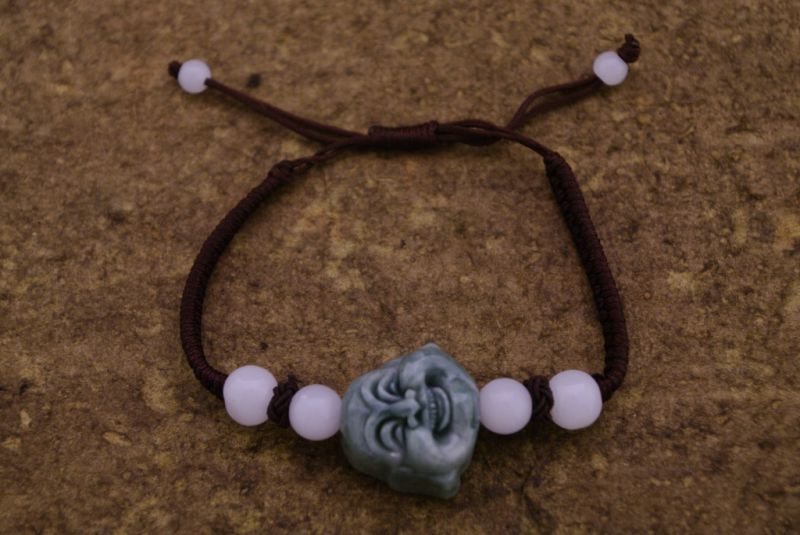 Kleines Jade Armband Buddha 2