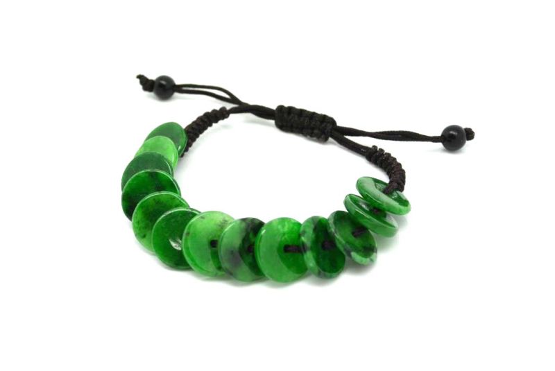 Kleine Jade Armband Grün Bi Scheiben 3