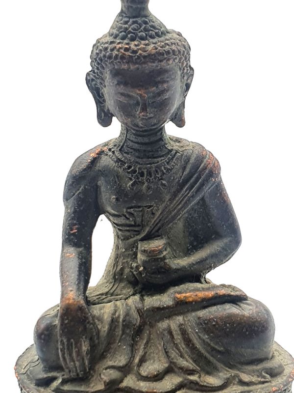 Kleine Messingstatue - Kambodschanischer Buddha 2