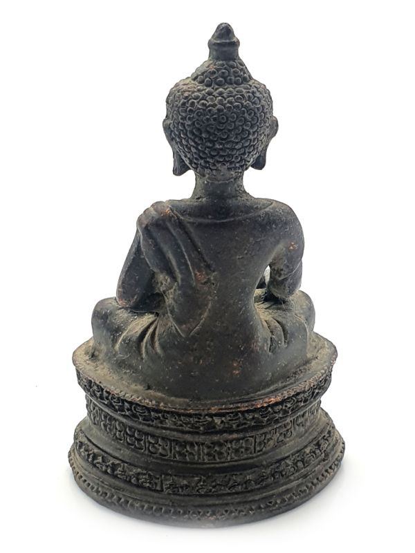 Kleine Messingstatue - Kambodschanischer Buddha 3