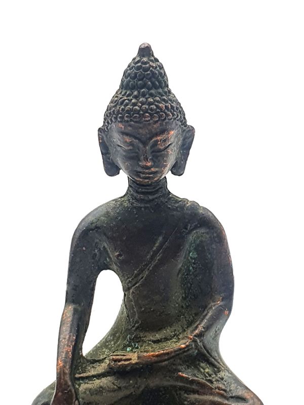 Kleine Messingstatue - thailändischer Buddha 2