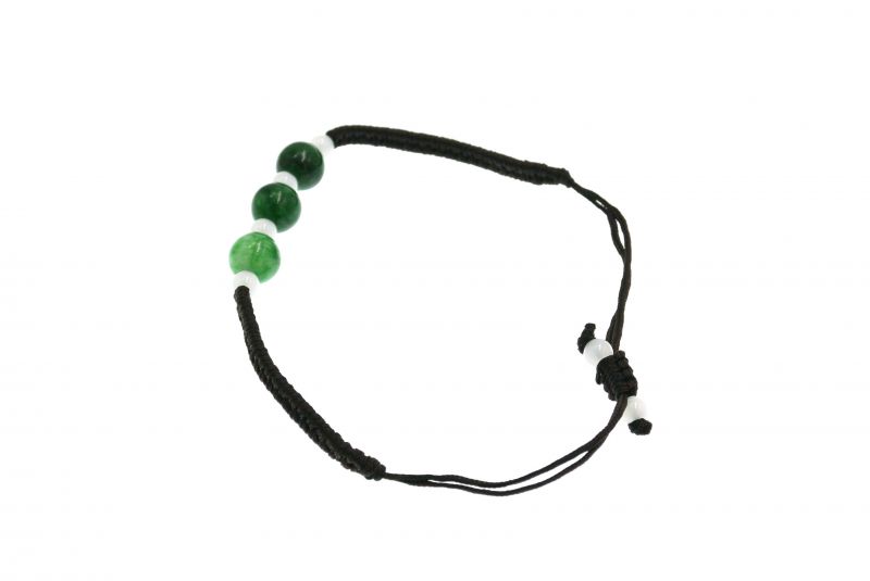 Kleines Jade Armband - 3 Jadeperlen 4