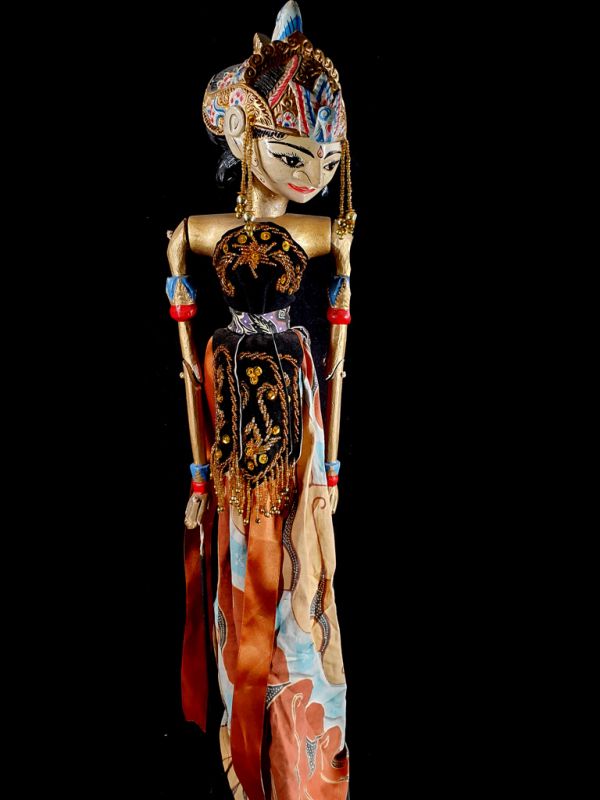 Marionnette Indonésienne Wayang Golek ARJUNA