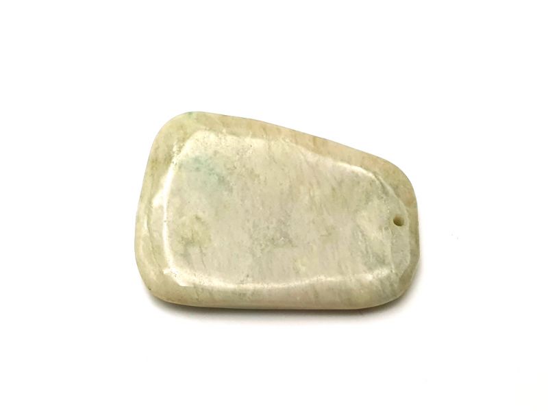 Mini Gua Sha in echter Jade - Apfelgrün 2