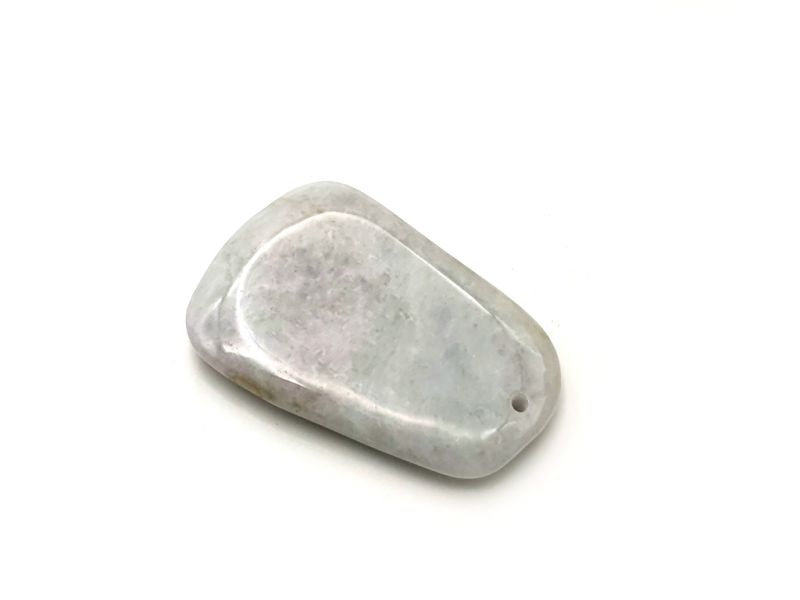 Mini Gua Sha in echter Jade - Hellgrün 2