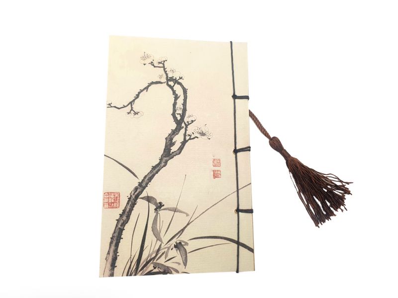 Notebook for Calligraphy - Rice paper - Chinese Cherry - 80 leaves 4