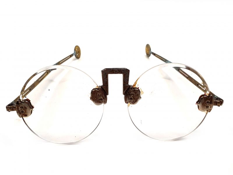 Old pair of Chinese glasses - year 70 - Clear glass 2