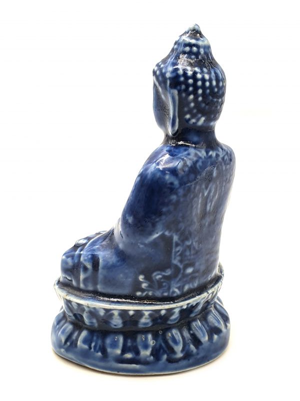 Porzellan Statuen aus China Buddha - Blau 5