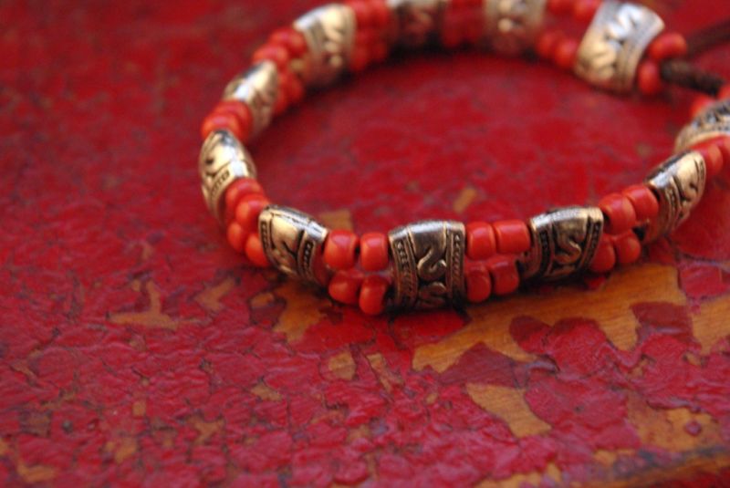 Rot Armband Tibet 3