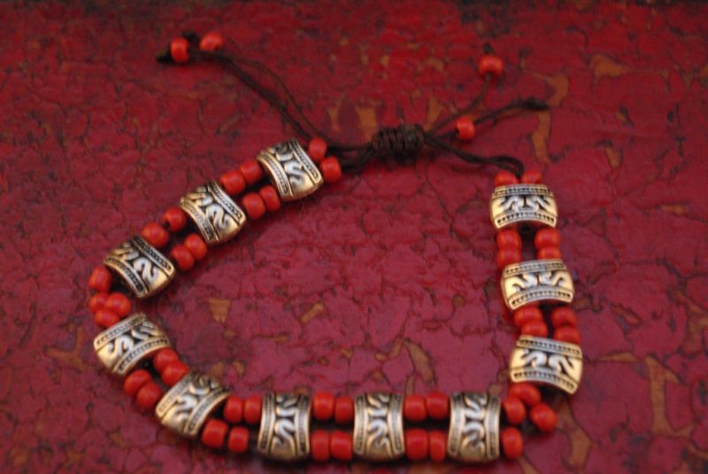 Rot Armband Tibet 5