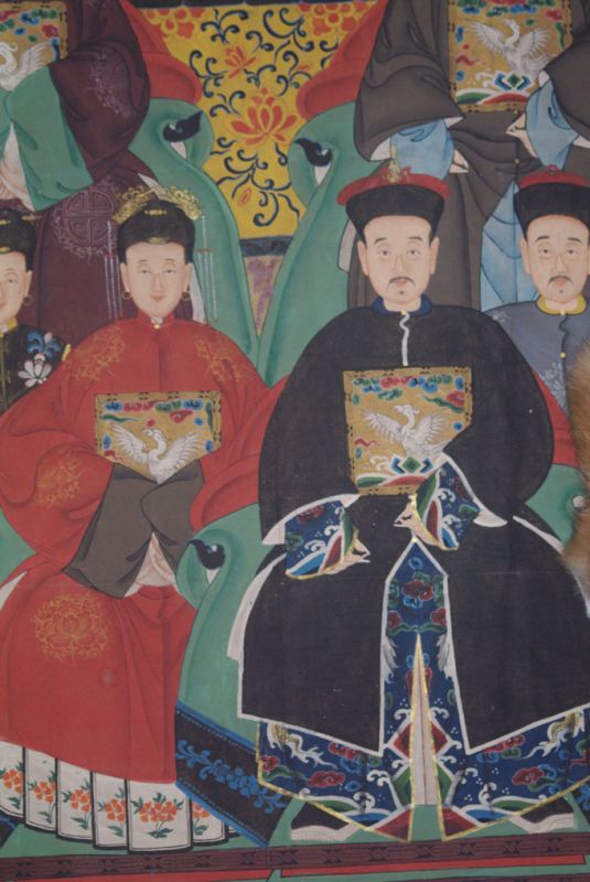 Sehr Grosse Chinesische Ahnenbilder 8 Personen 5