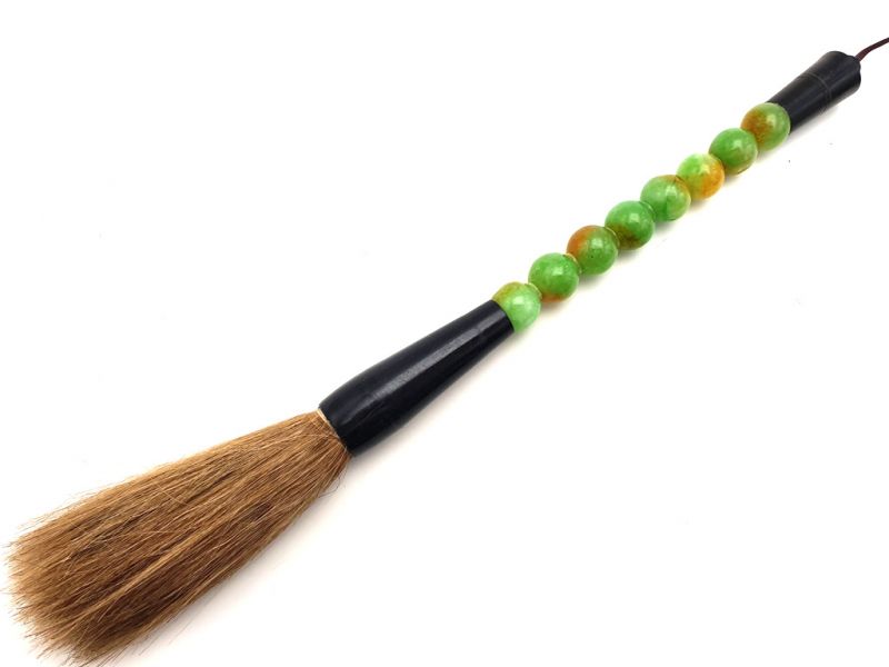 Small Chinese Calligraphy Brush Flashy green 1