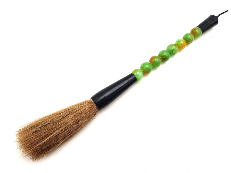 Small Chinese Calligraphy Brush Flashy green 2