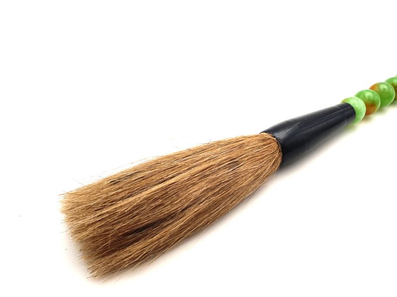 Small Chinese Calligraphy Brush Flashy green 4