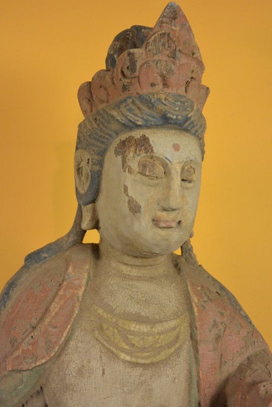 Statue aus Holz Göttin GuanYin 2