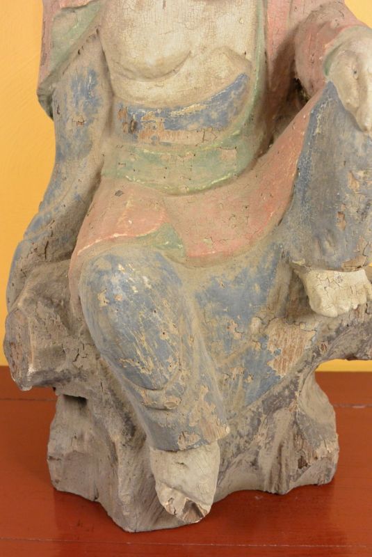 Statue aus Holz Göttin GuanYin 3