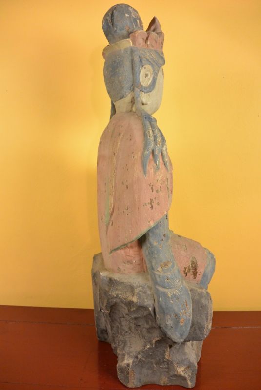 Statue aus Holz Göttin GuanYin 4