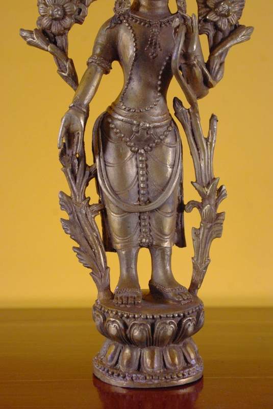 Statue eines tibetischen Bodhisattva Bronze 3