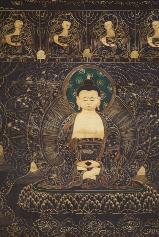 Tibetischen Thangka-Malerei Buddha 3