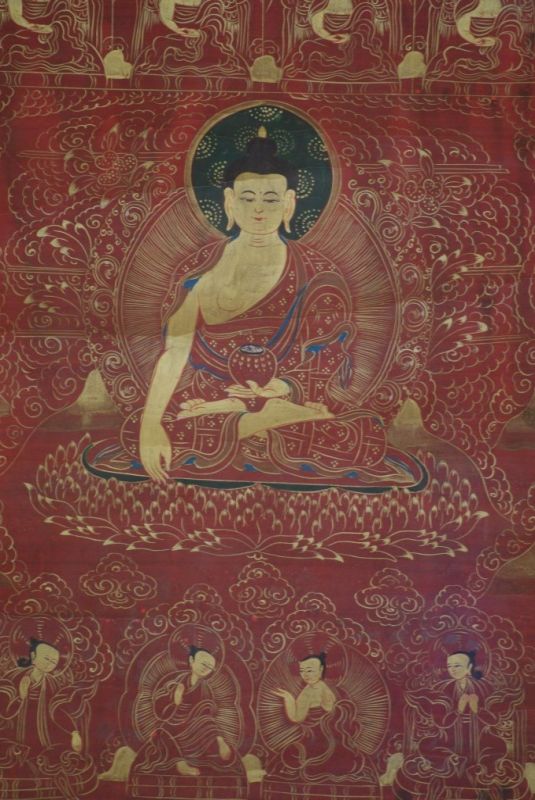 Tibetischen Thangka-Malerei Buddha Shakyamuni 2