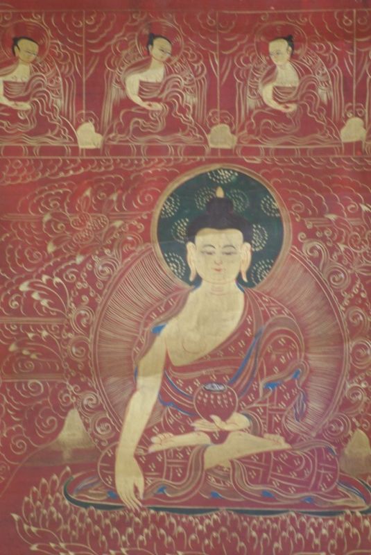 Tibetischen Thangka-Malerei Buddha Shakyamuni 3