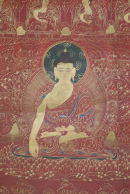 Tibetischen Thangka-Malerei Buddha Shakyamuni 5