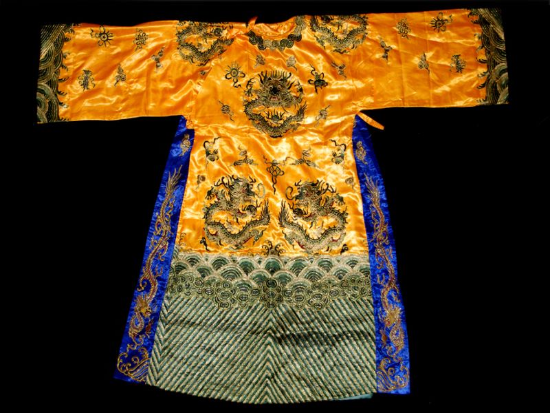 Traditional Chinese Theater Costume (age 10 years) - Orange 1