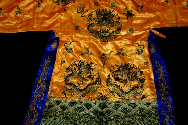 Traditional Chinese Theater Costume (age 10 years) - Orange 2