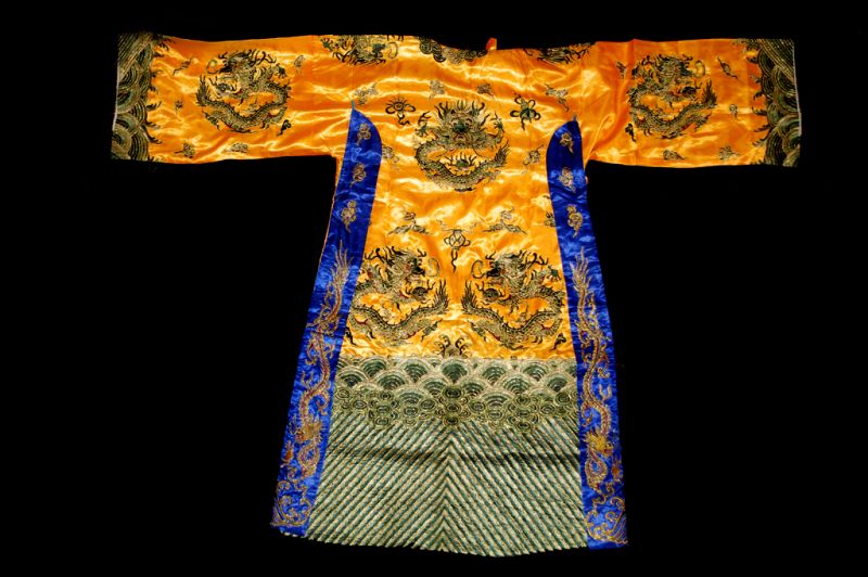 Traditional Chinese Theater Costume (age 10 years) - Orange 4