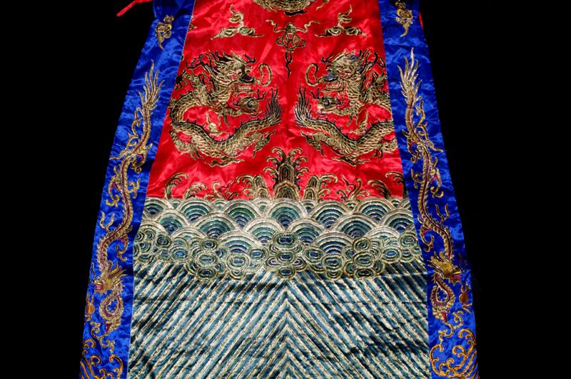 Traditional Chinese Theater Costume (age 10 years) - Red - Exceptional quality 4