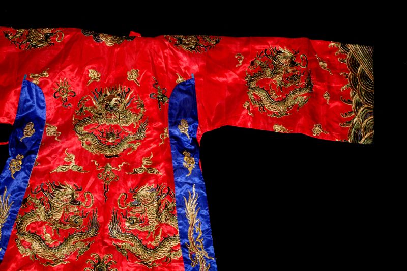 Traditional Chinese Theater Costume (age 10 years) - Red - Exceptional quality 5